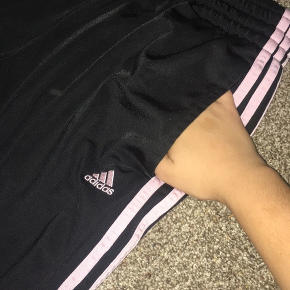 💖•PINK BLACK ADIDAS JOGGERS•💖 - Picture 4 of 6